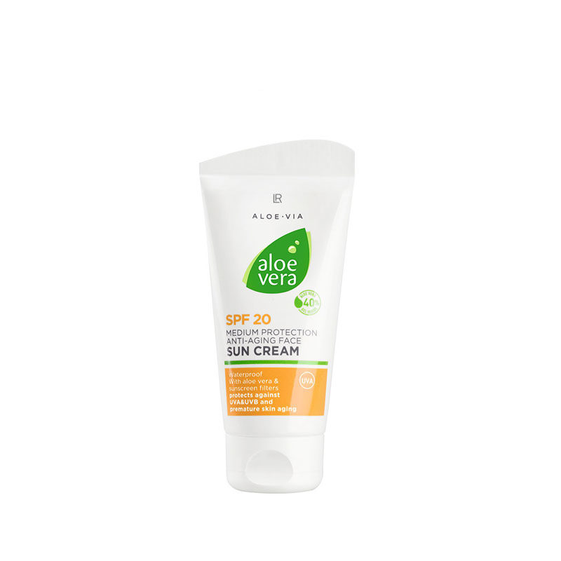 Crème solaire anti-âge 20 Aloe Vera