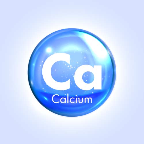 Comprimé composé de minéraux et d'oligo-éléments : calcium