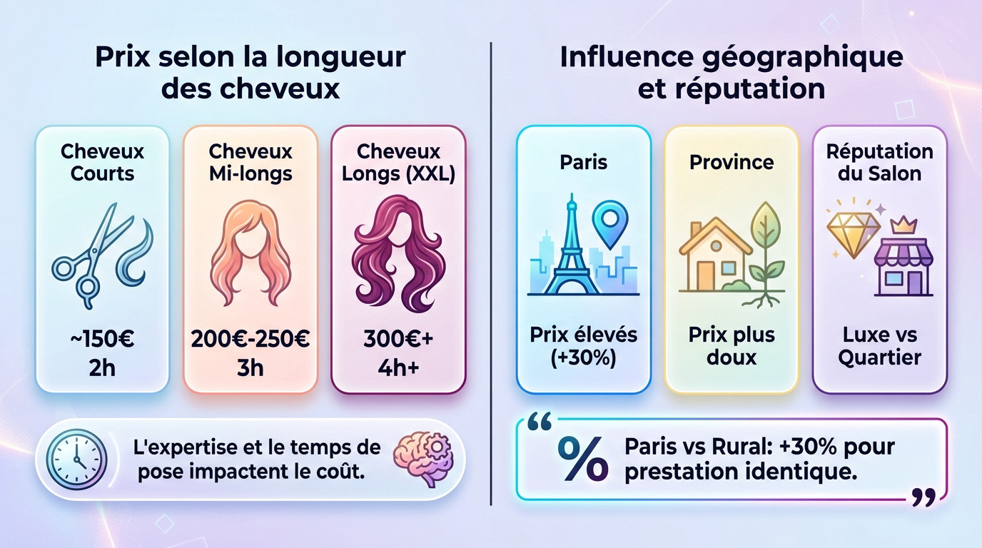 Comparatif des tarifs de coiffure selon la longueur des cheveux, la localisation et la réputation du salon