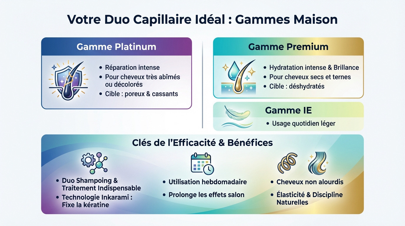 Comparatif des gammes Tokio Inkarami Platinum et Premium pour le soin à domicile